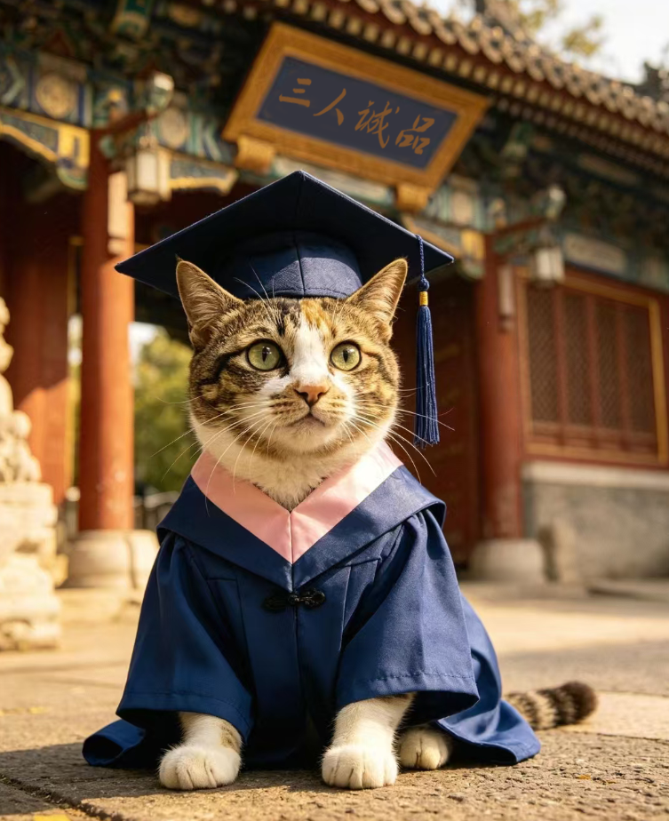 三人成品名校喵 — Honor-Roll Cat