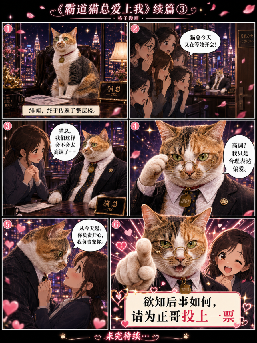 霸道喵总爱上我第四集 — The Domineering Cat Boss Loves Me, Pt. IV
