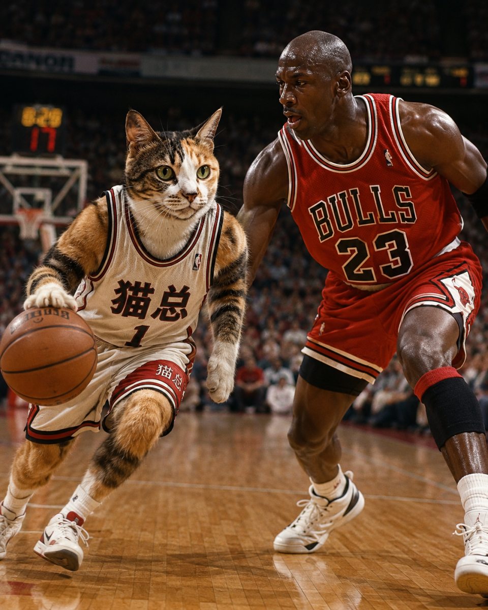 猫总vs乔丹 — Cat Boss vs. Jordan