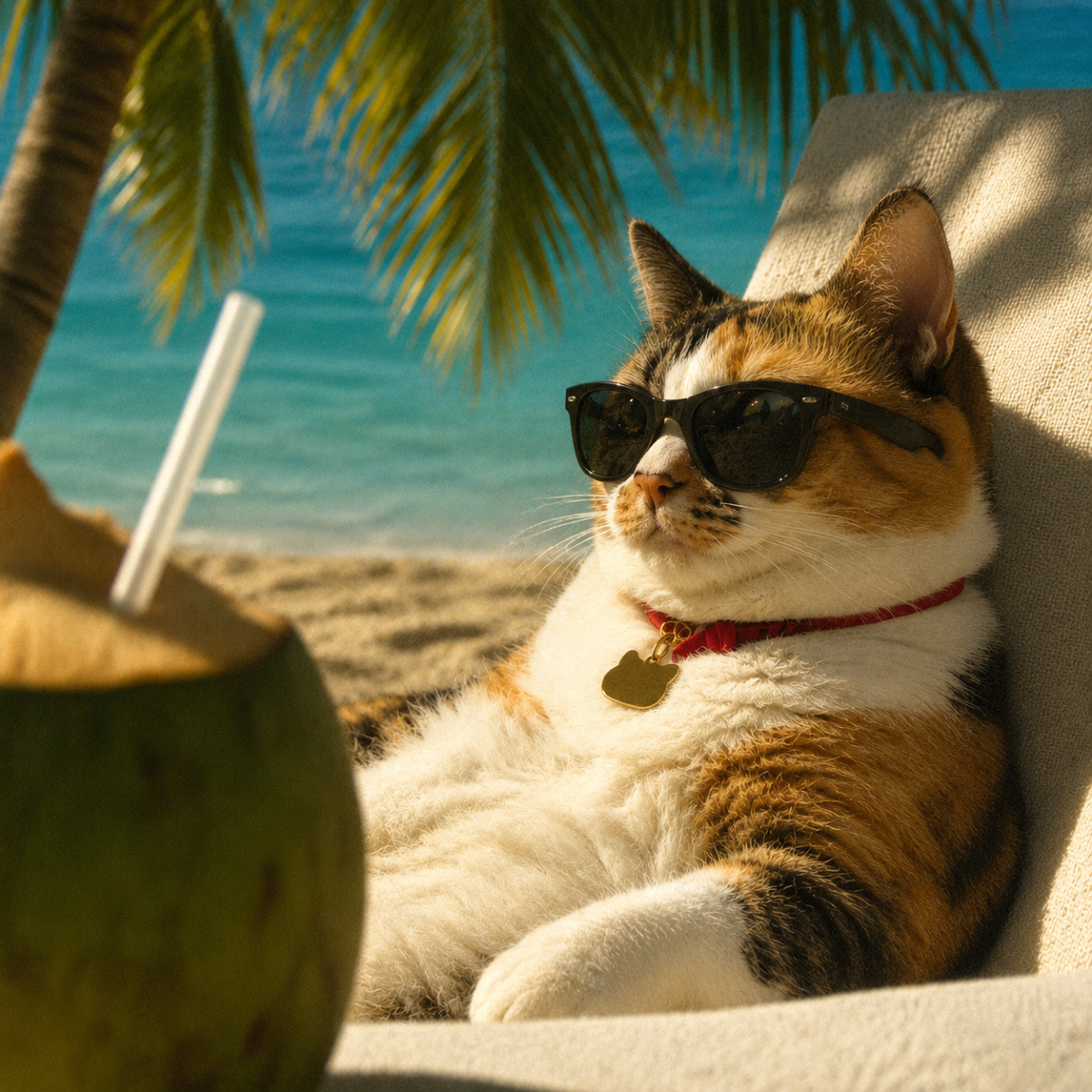 度假猫总 — Cat Boss on Holiday