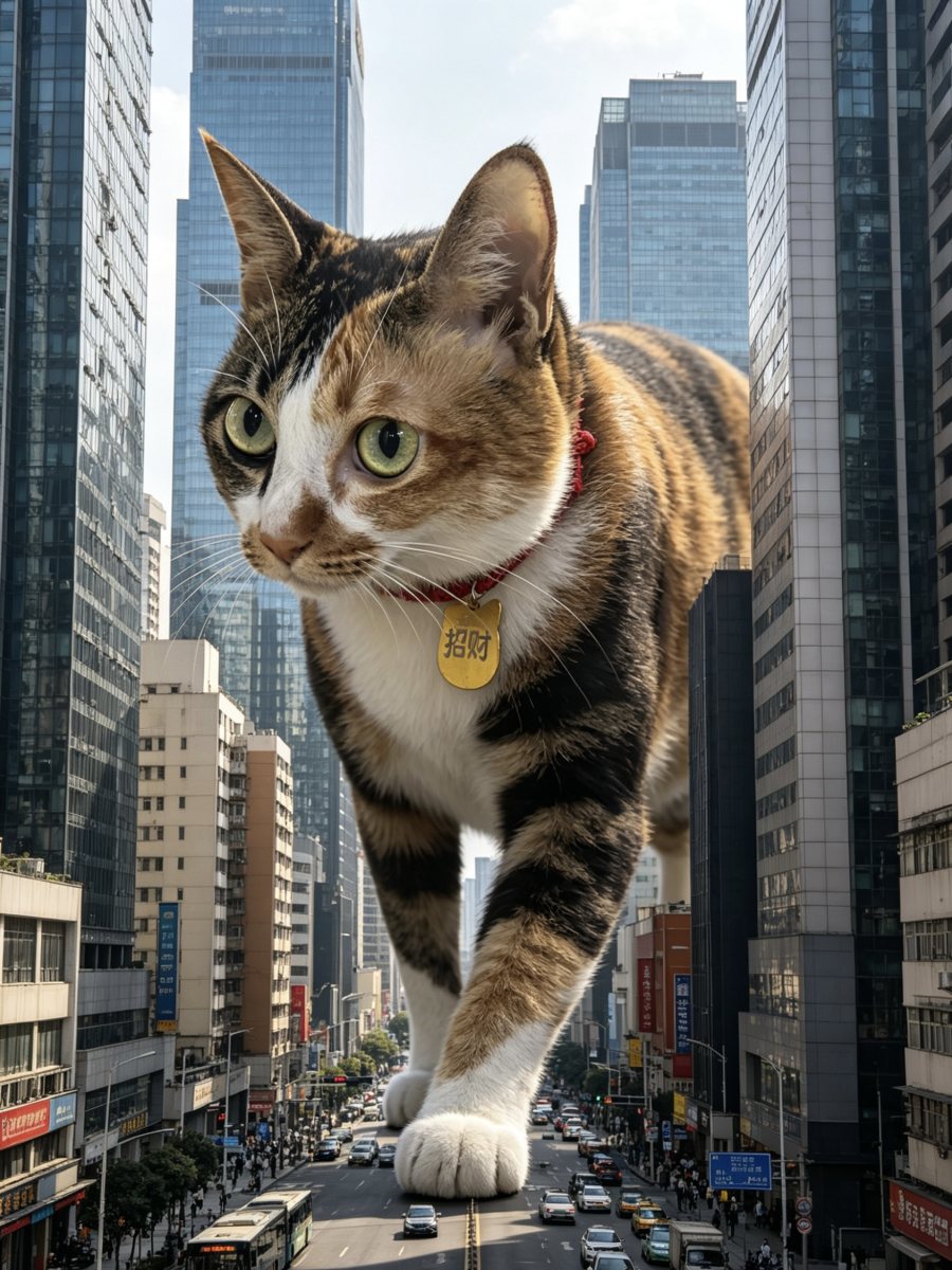 巨喵总来袭 — Mega Cat Boss Approaches