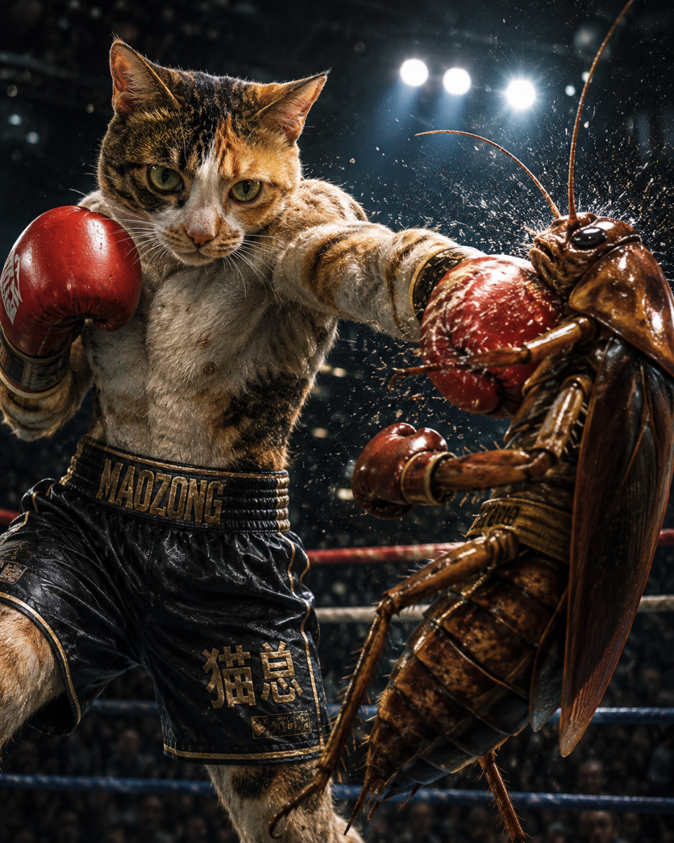 猫总大战阿强 — Cat Boss vs. A-Qiang