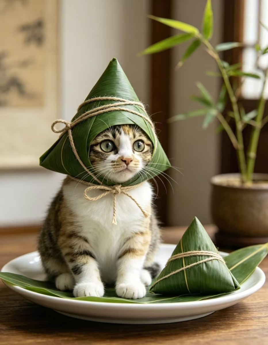 粽子喵总 — Zongzi Cat Boss