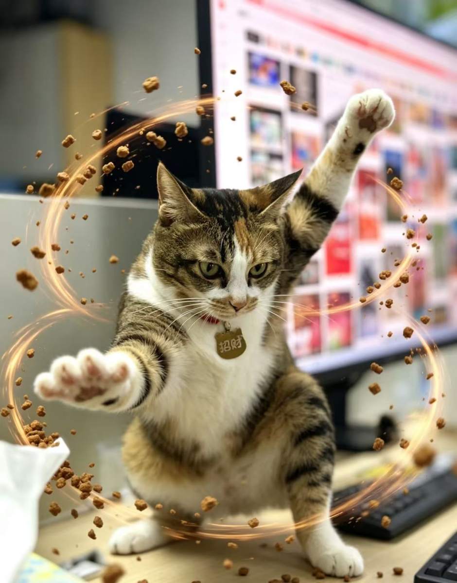 功夫喵总 — Kung-Fu Cat Boss