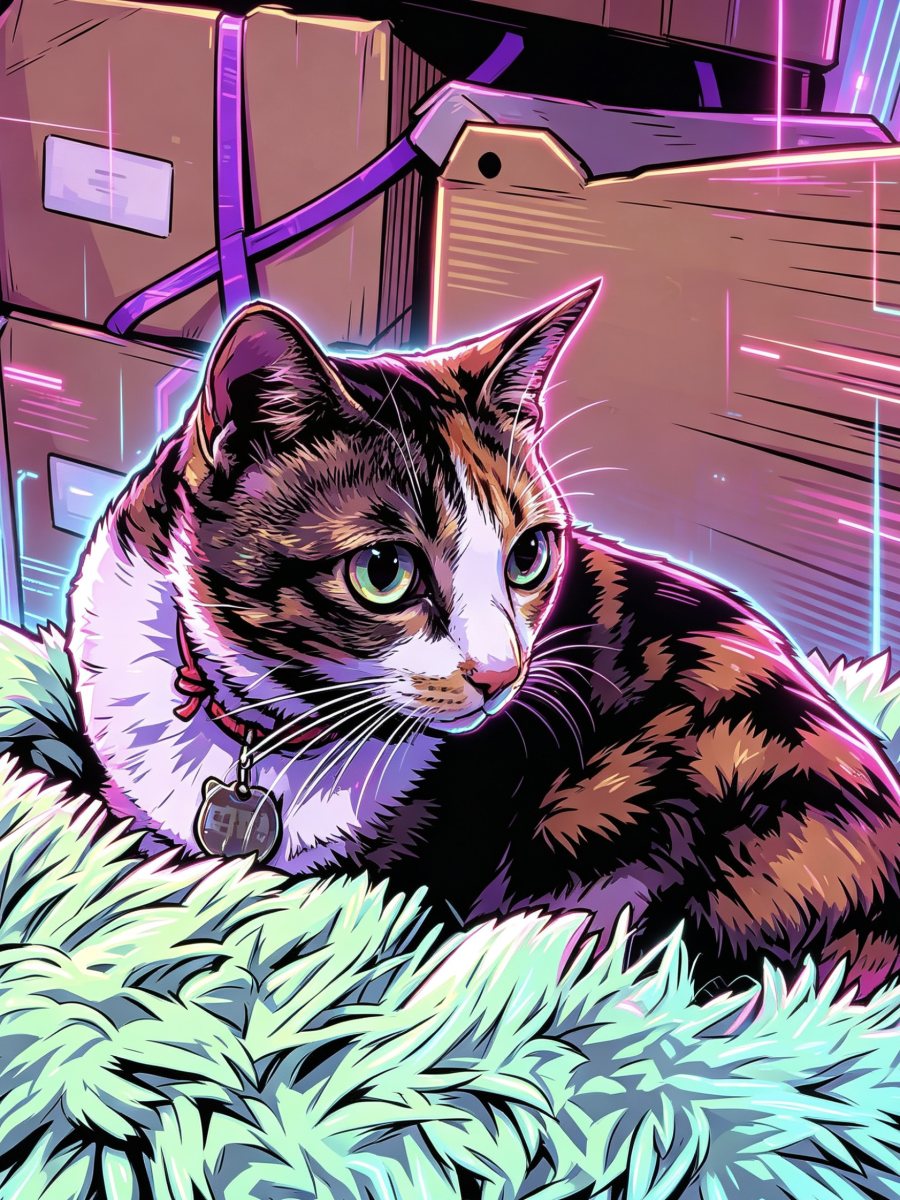 炫彩猫总 — Iridescent Cat Boss